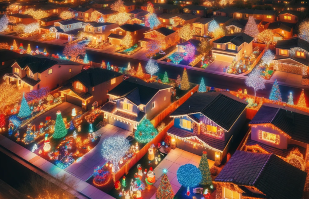 Phoenix’s Holiday Season Sparkle: Capturing it Perfectly with Drone Photography